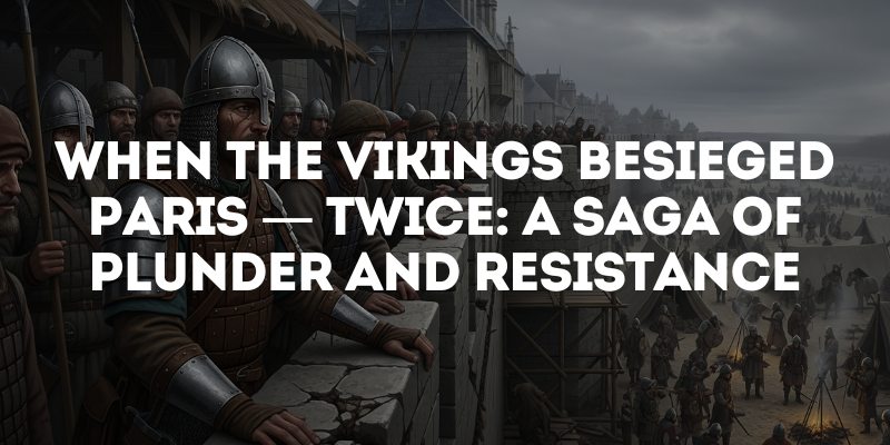 When the Vikings Besieged Paris — Twice: A Saga of Plunder and Resistance