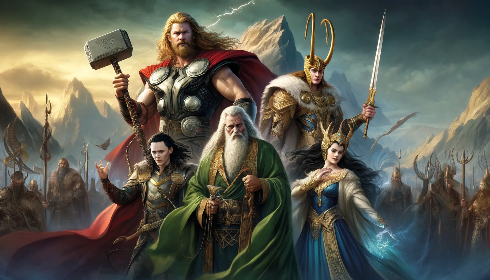 Legendary Tales of the Norse Gods' Pantheon