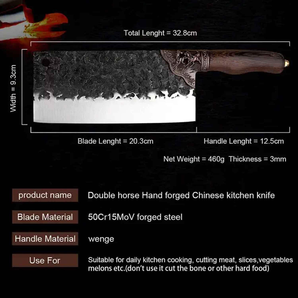 Meat Chopper Cleaver Knife-Tales of Valhalla