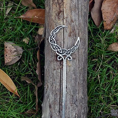 Celtic Crescent Moon Hair Stick-Tales of Valhalla
