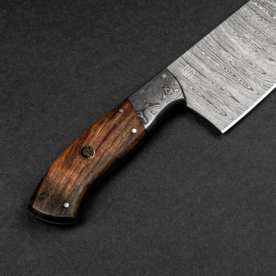 8-Inch Dark Walnut Chef Knife
