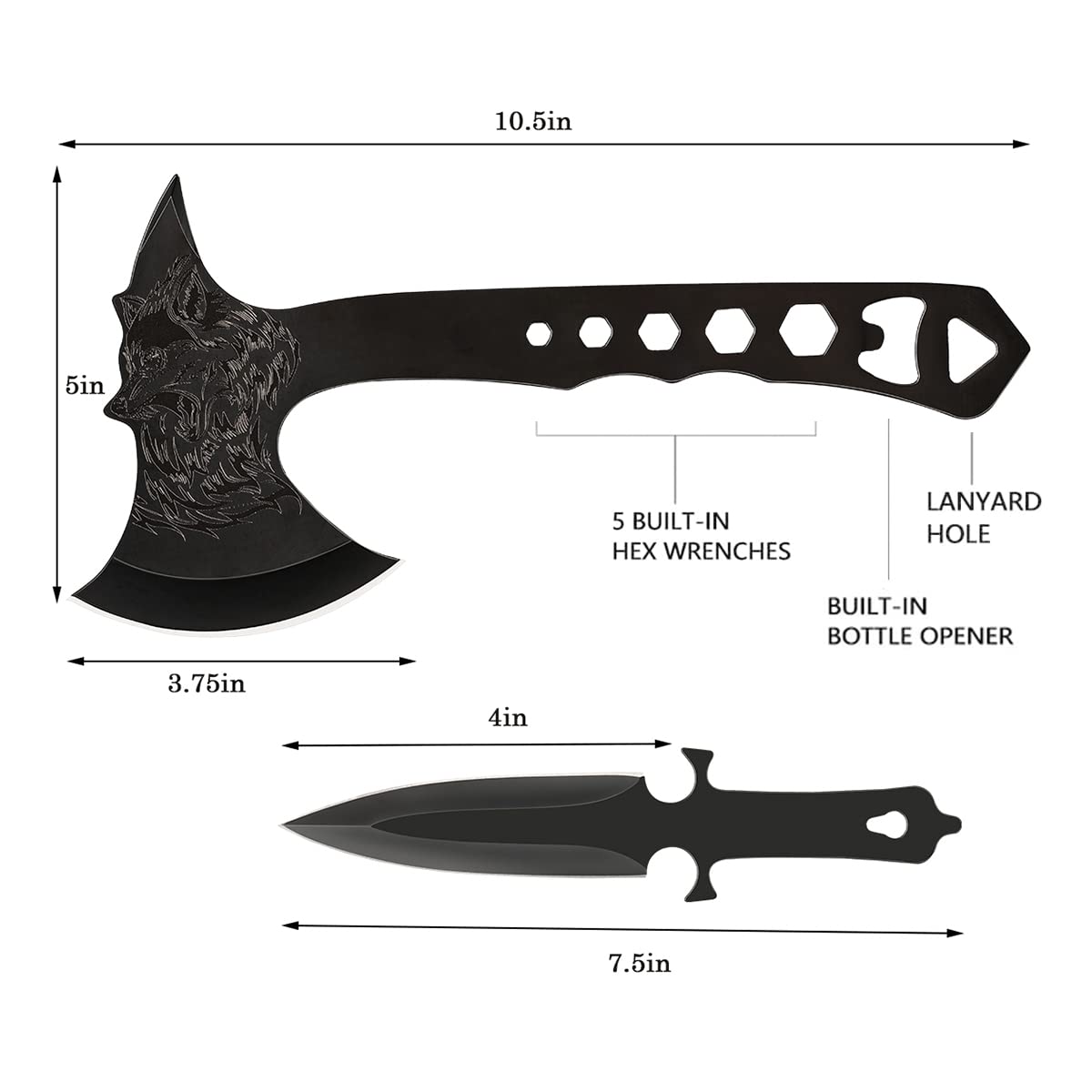 Fenrir Throwing Axes and Knives