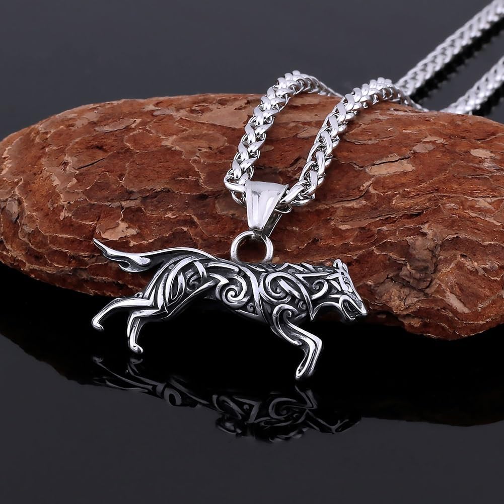 Fenrir Wolf Necklace