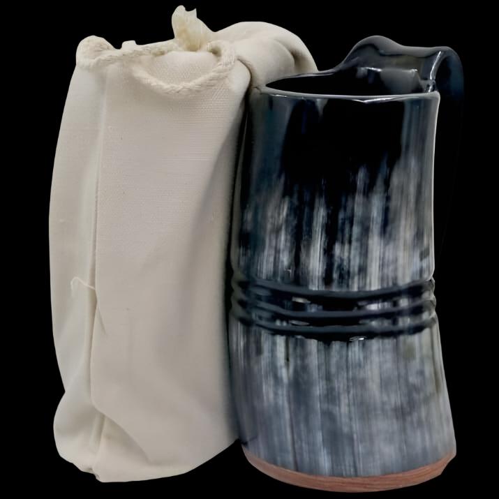 Modern Drinking Horn Mug