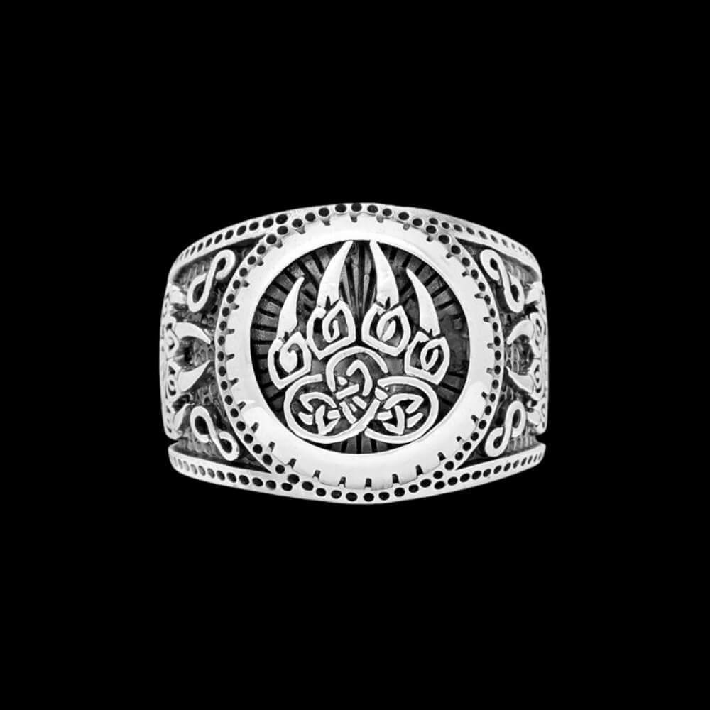 Norse Bear Paw Ring