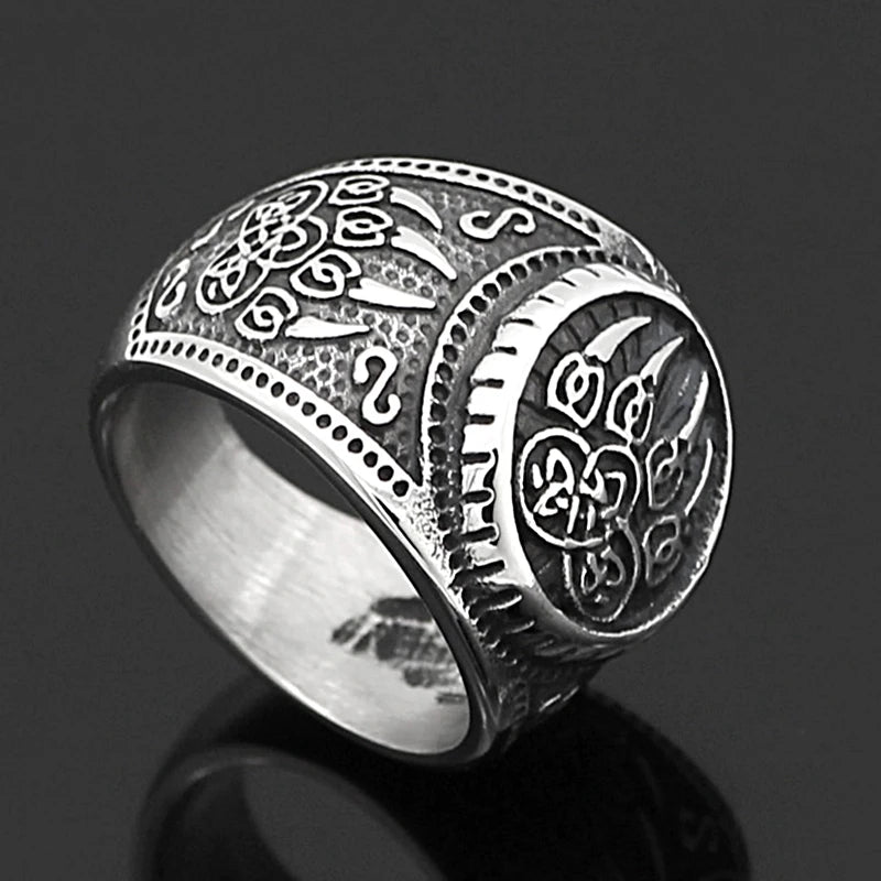 Norse Bear Paw Ring