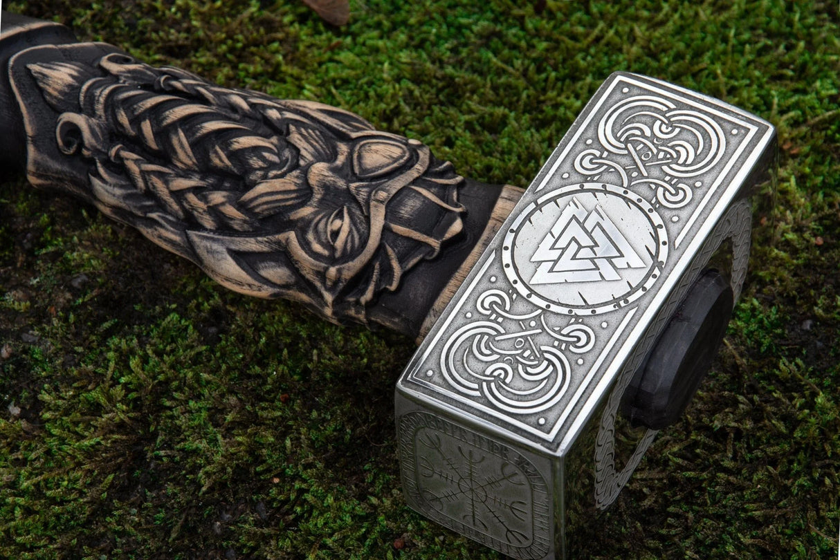 Carved Odin Hammer