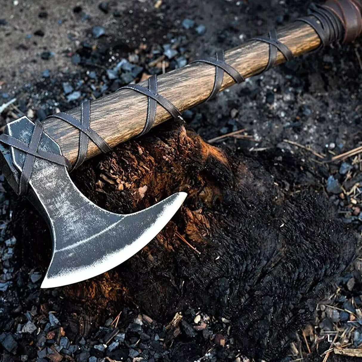 Ragnar Lothbrok Viking Bearded Axe