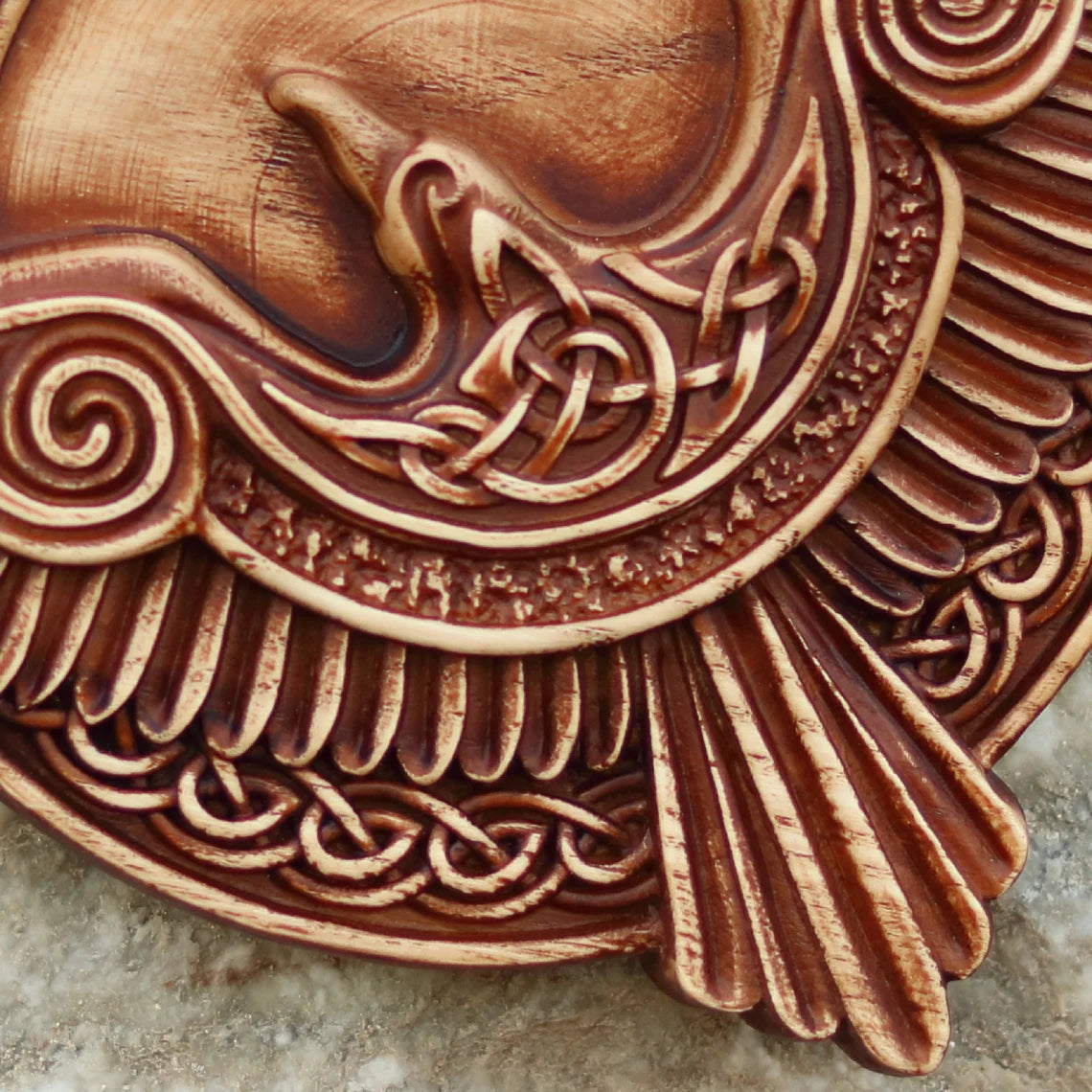 Raven Wooden Panel