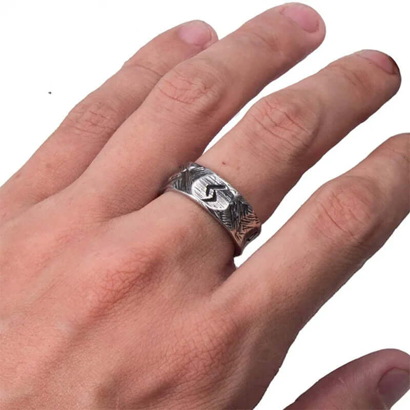 Rustic Runes Ring