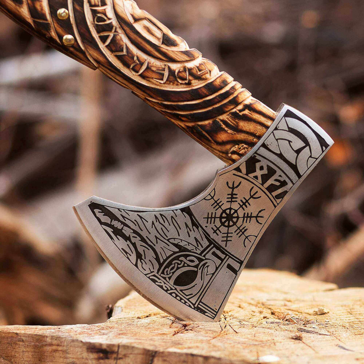 The Norse Symbols Battle Axe