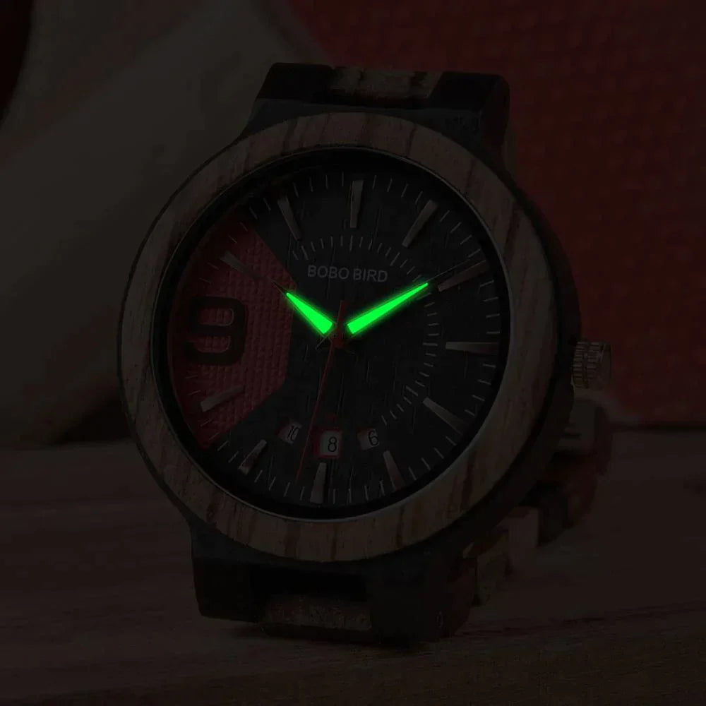 The Norse Viking Wood Watch