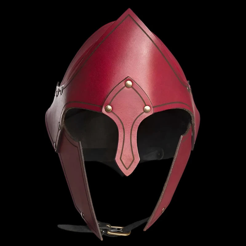 Vintage Nordic Leather Helmet