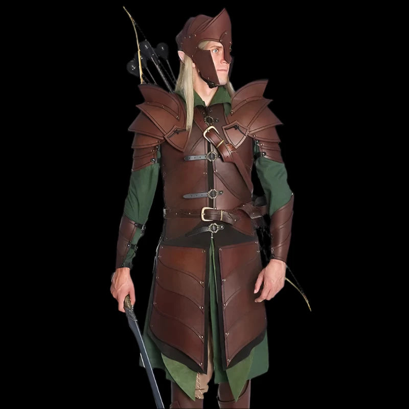 Vintage Nordic Leather Helmet