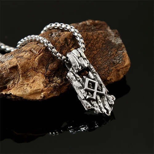 Vintage Othala Rune Pendant