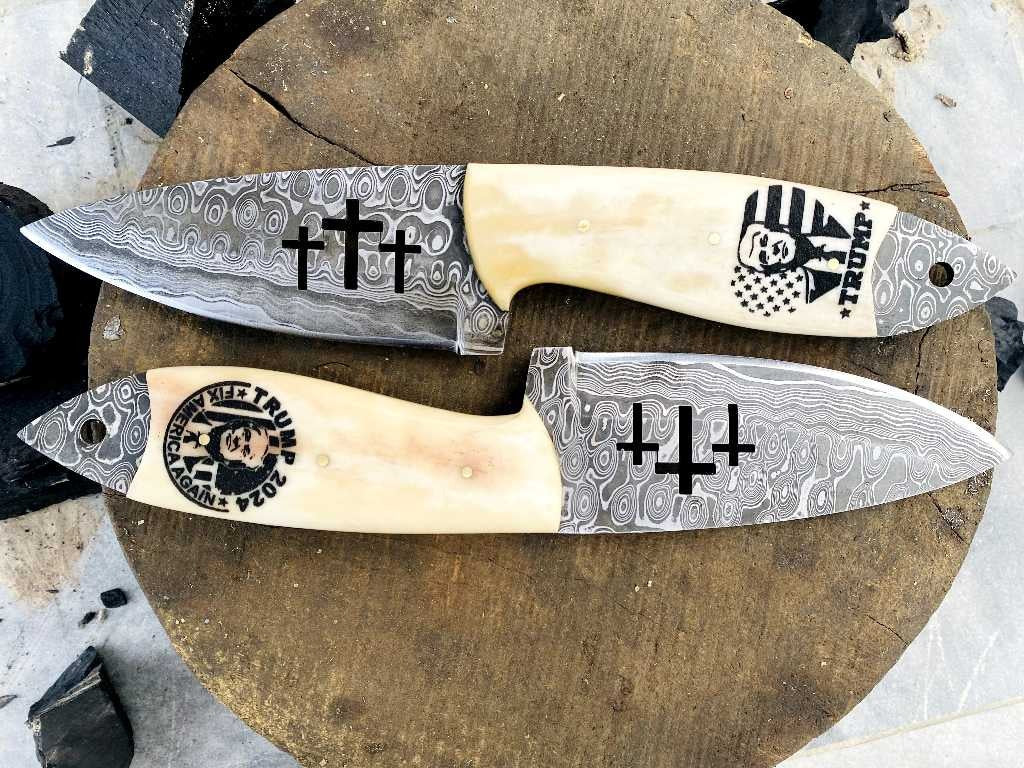 Double Floki Carbon Steel Knives