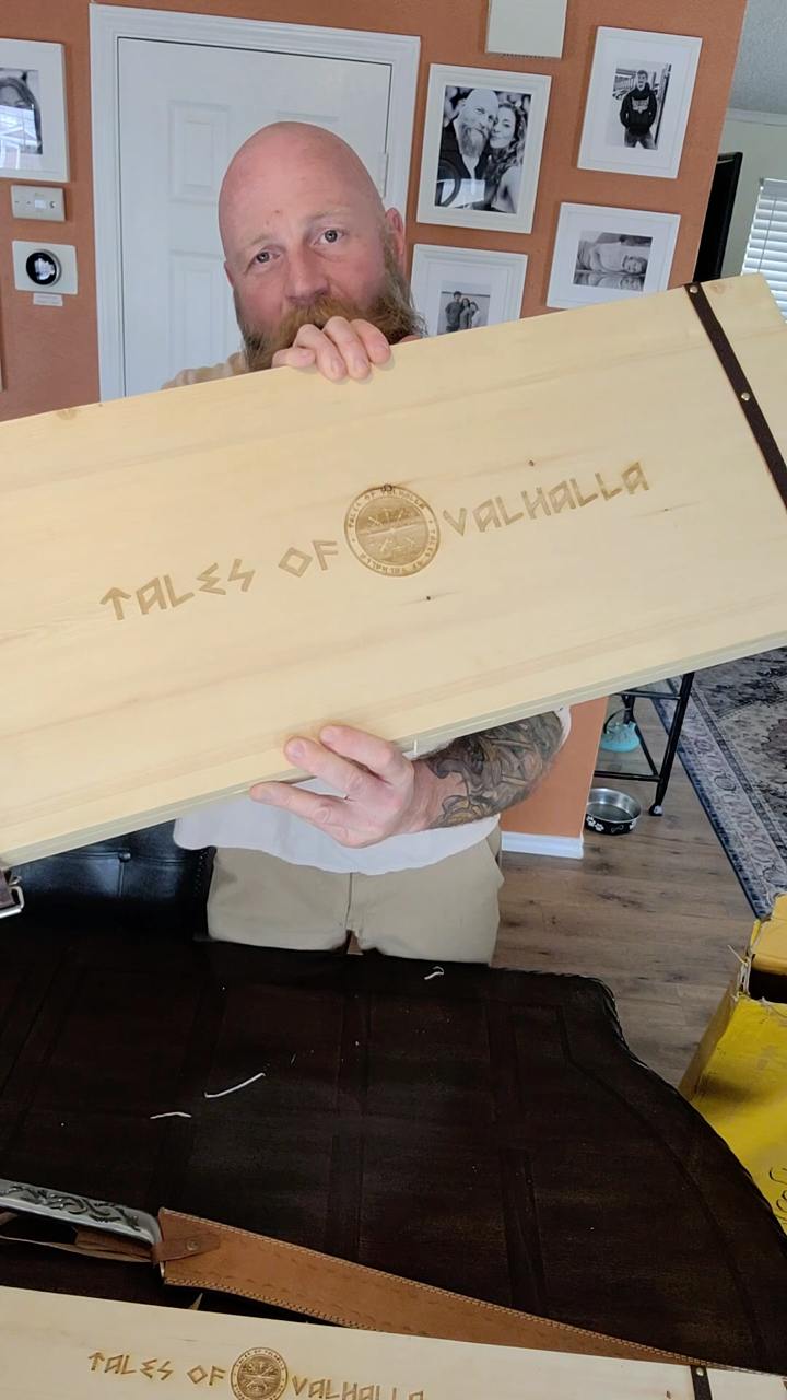 Tales of Valhalla Customizable Wooden Box-Tales of Valhalla