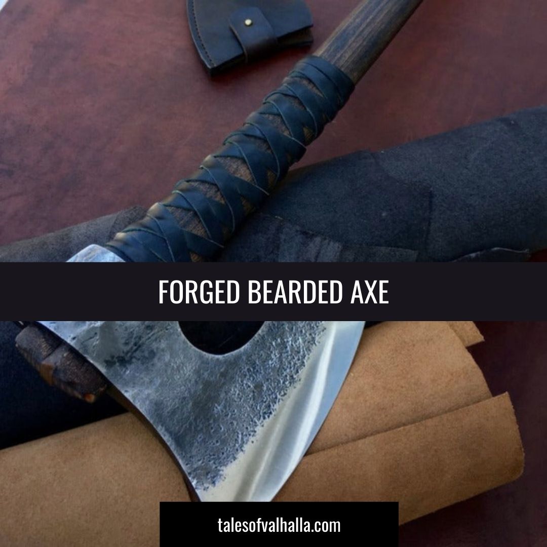Forged Bearded Axe-Tales of Valhalla