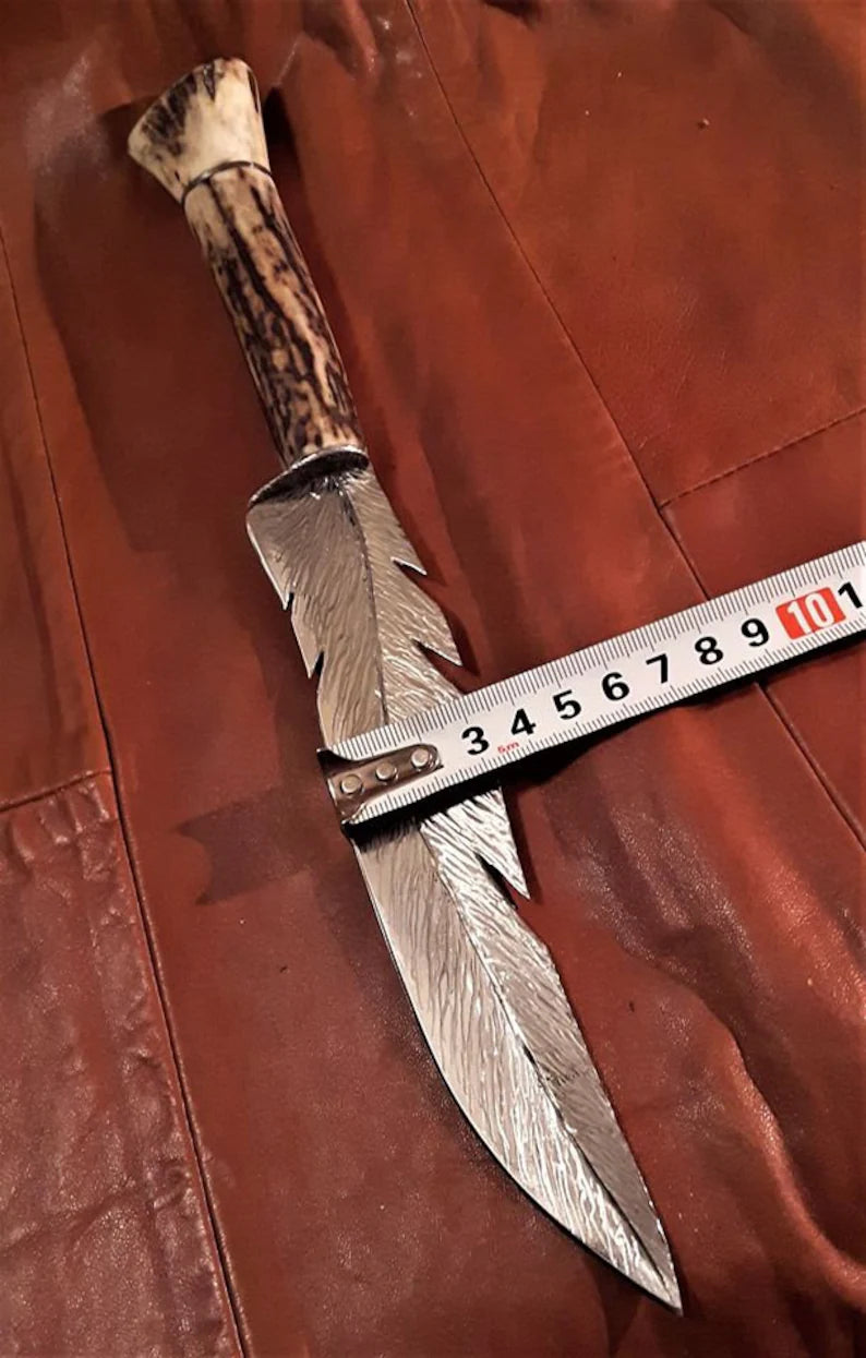Antlers Feather Boning Knife-Tales of Valhalla