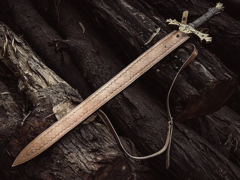 Norse Man Damascus Sword-Tales of Valhalla