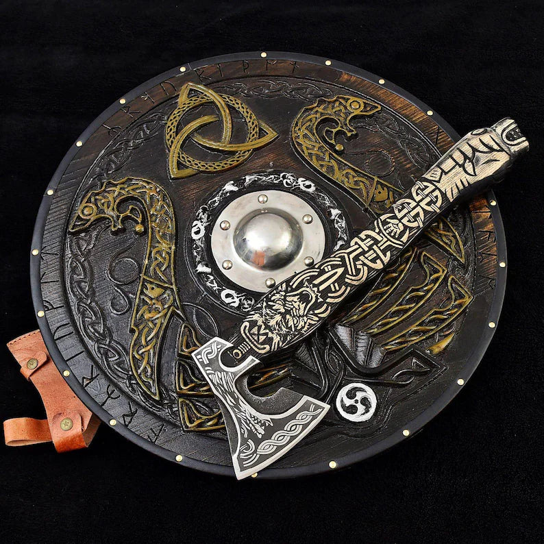 Drakkar Legacy Shield & Axe Set