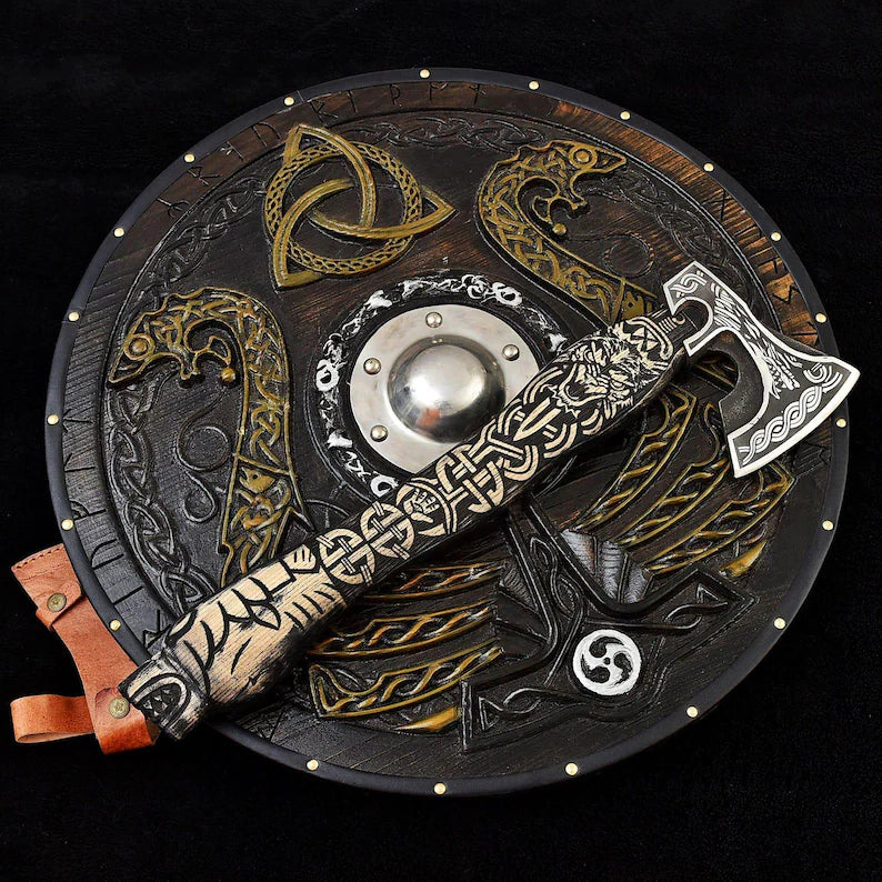 Drakkar Legacy Shield & Axe Set