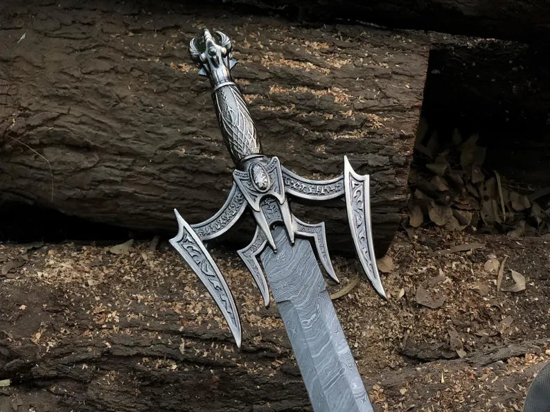 Norse Man Damascus Sword-Tales of Valhalla