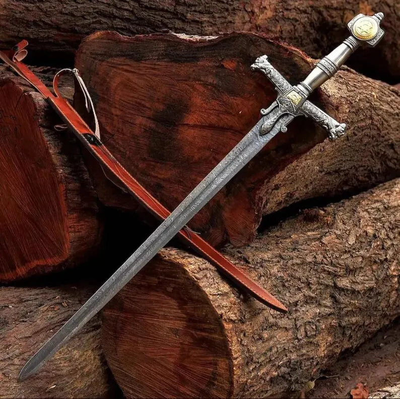 Norse Man Damascus Sword-Tales of Valhalla