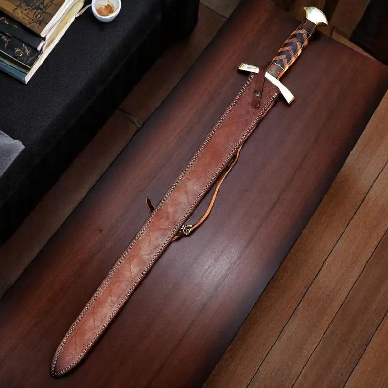 Wielding Damascus Sword