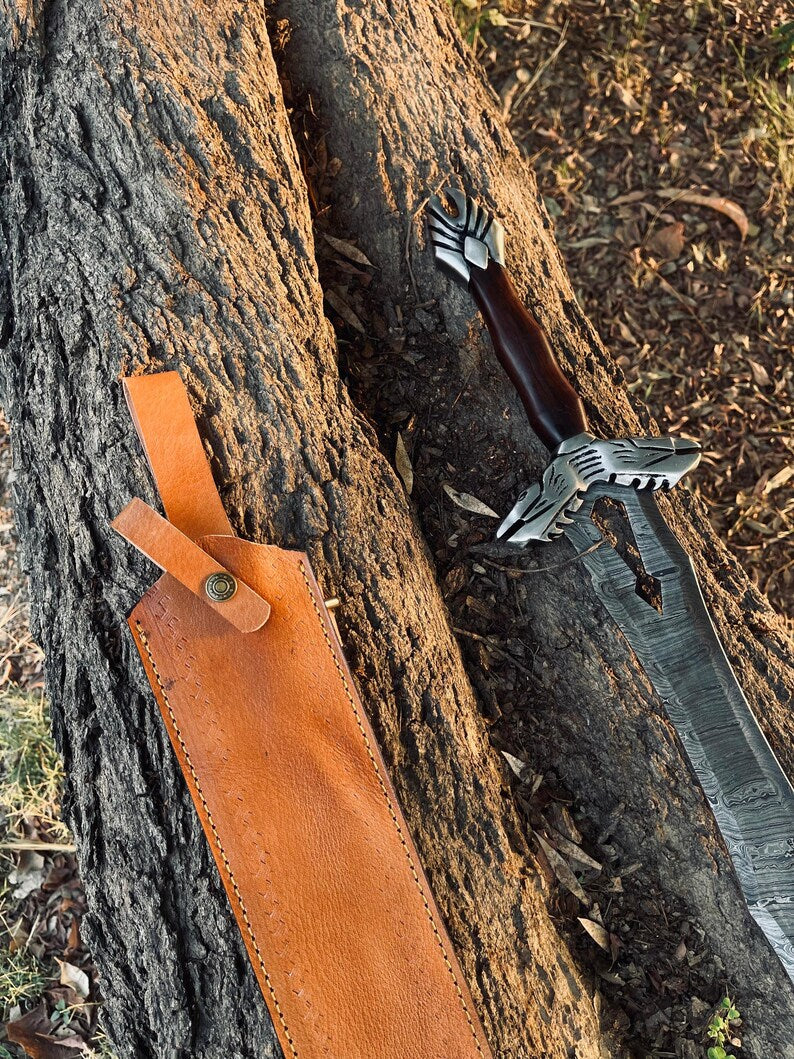 Epic Damascus Steel Sword