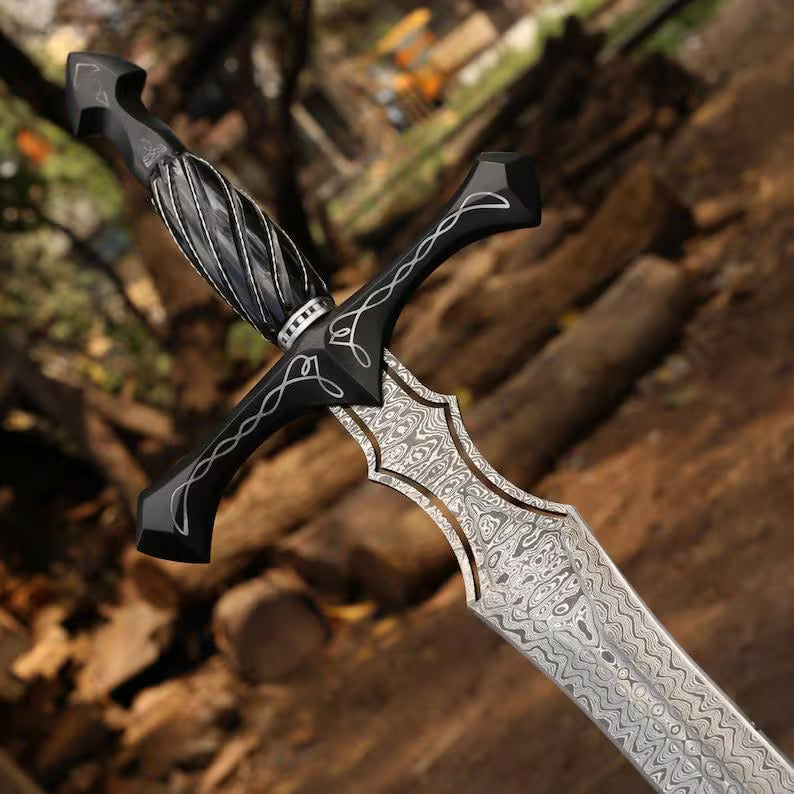 Twisted Damascus Sword