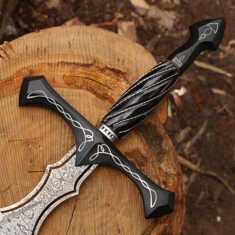Twisted Damascus Sword