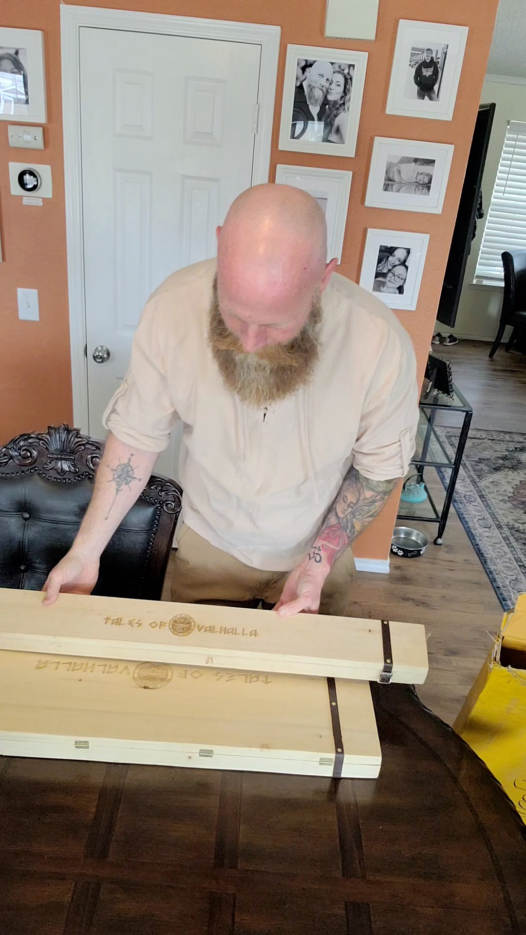 Tales of Valhalla Customizable Wooden Box-Tales of Valhalla