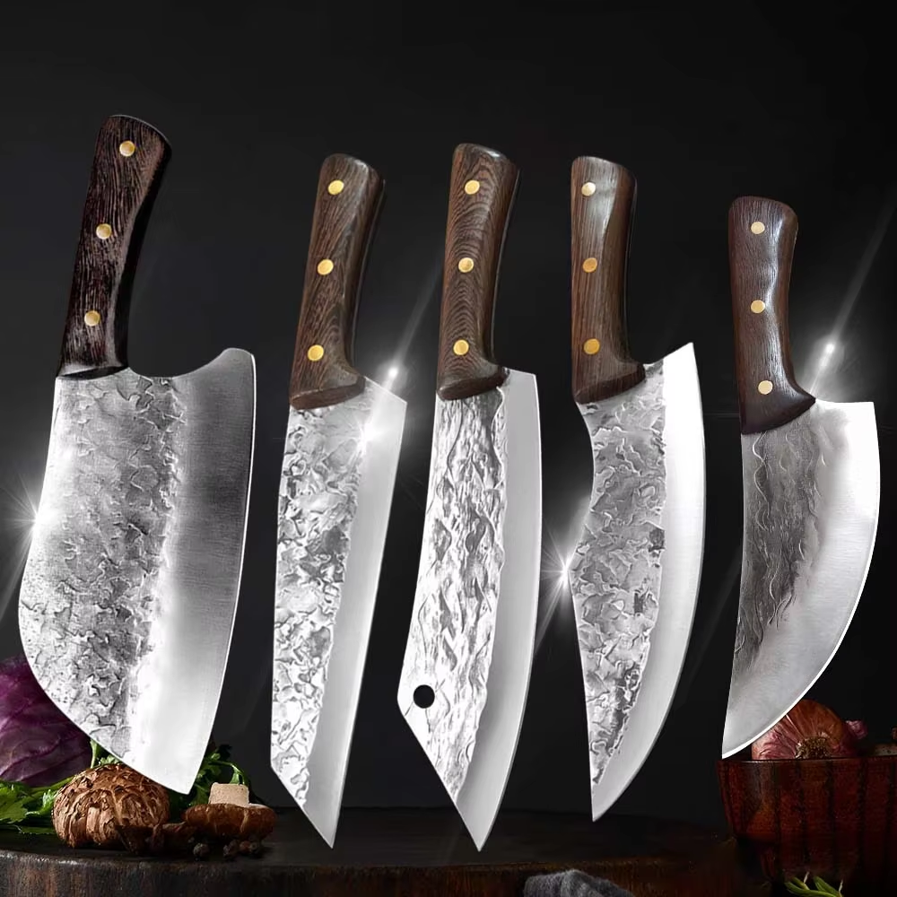Arvid Wood Handle Chef Knife Set-Tales of Valhalla