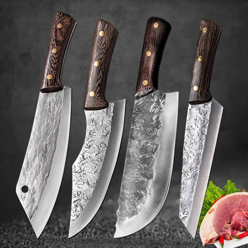 Arvid Wood Handle Chef Knife Set-Tales of Valhalla