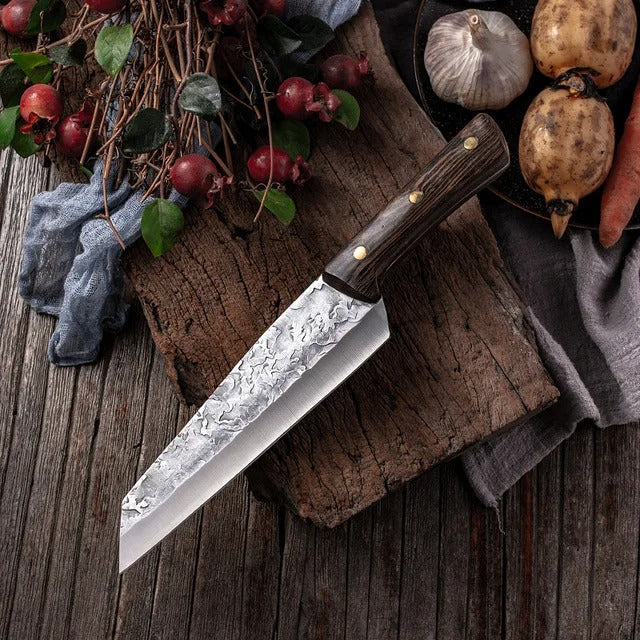 Arvid Wood Handle Chef Knife Set-Tales of Valhalla