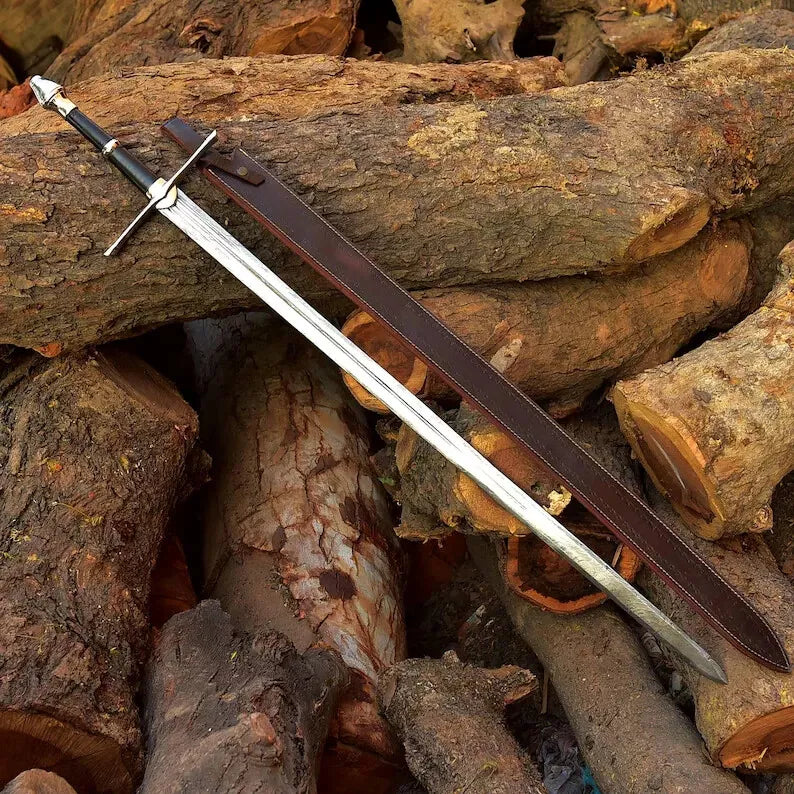 Elite Damascus Steel Long Sword-Tales of Valhalla