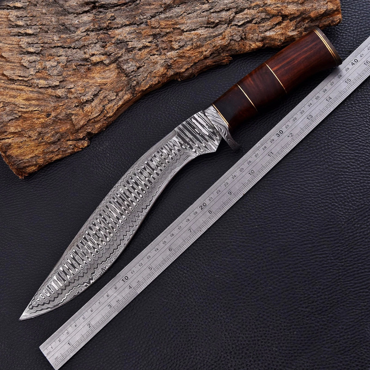 Damascus Steel Survival Knife