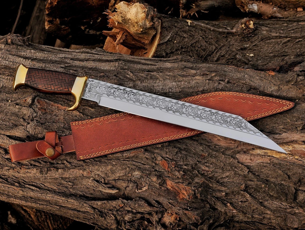 Nålbinding Seax Knife
