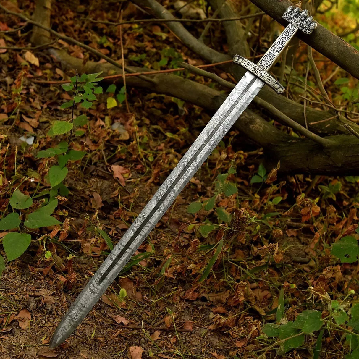 The Valhalla Wooden Damascus Sword-Tales of Valhalla