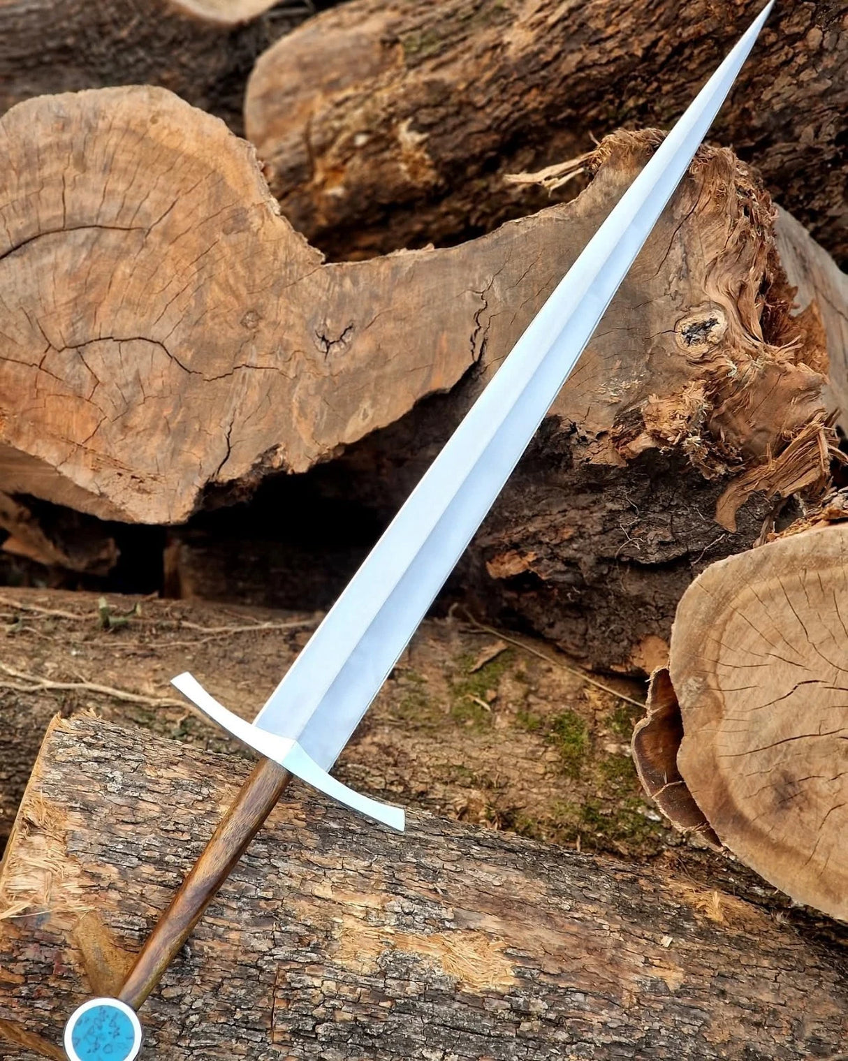 Blue Gemstone Pommel Sword