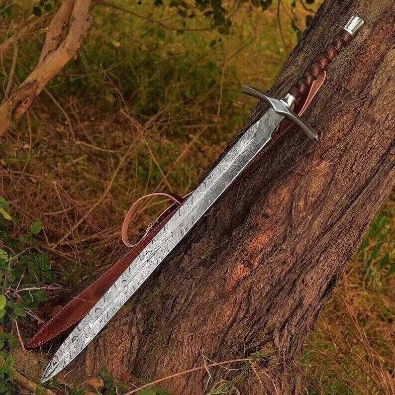 Accent Viking Damascus Sword-Tales of Valhalla