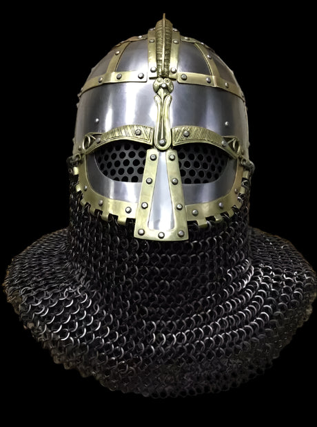 Vendel Chainmail Helmet-Tales of Valhalla
