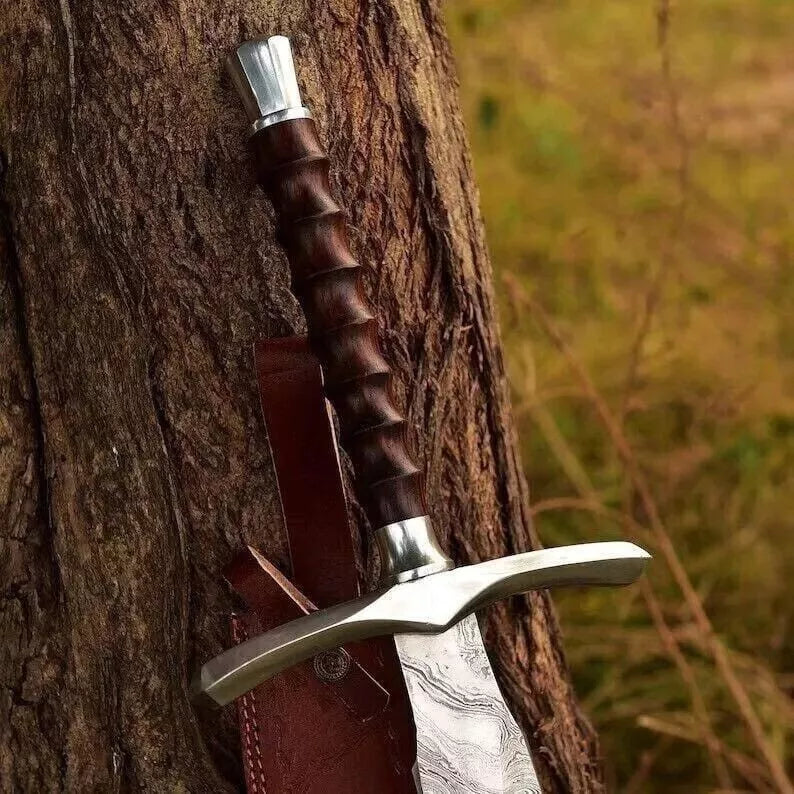 Accent Viking Damascus Sword-Tales of Valhalla