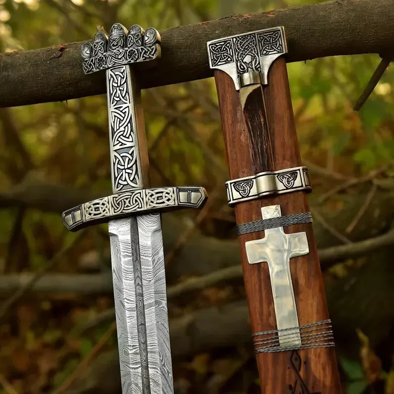 The Gunnar Damascus Sword-Tales of Valhalla