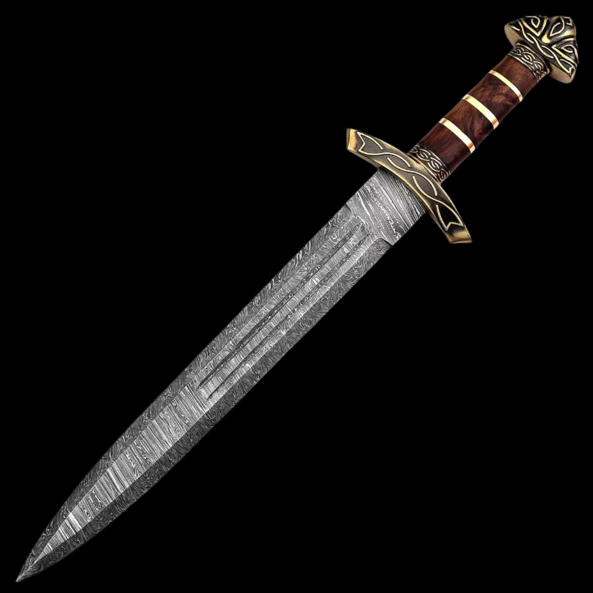 Empire Damascus Steel Short Sword