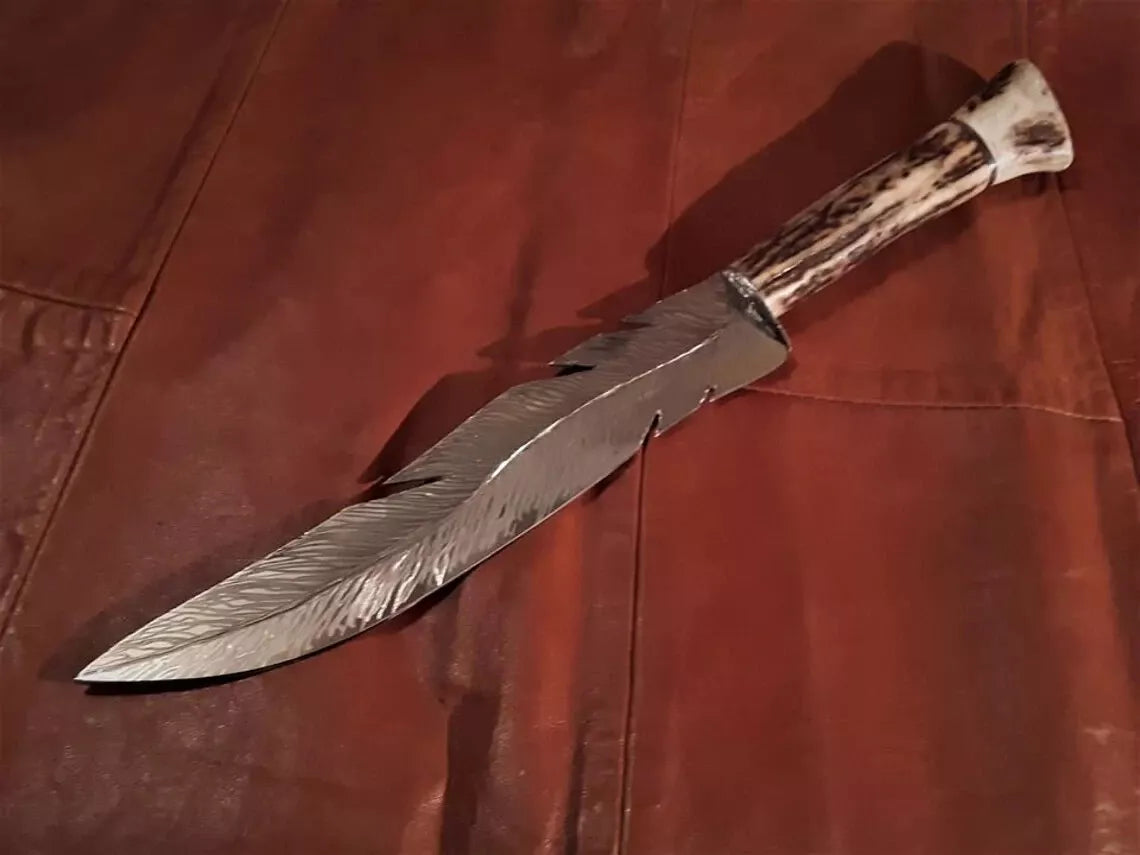 Antlers Feather Boning Knife-Tales of Valhalla