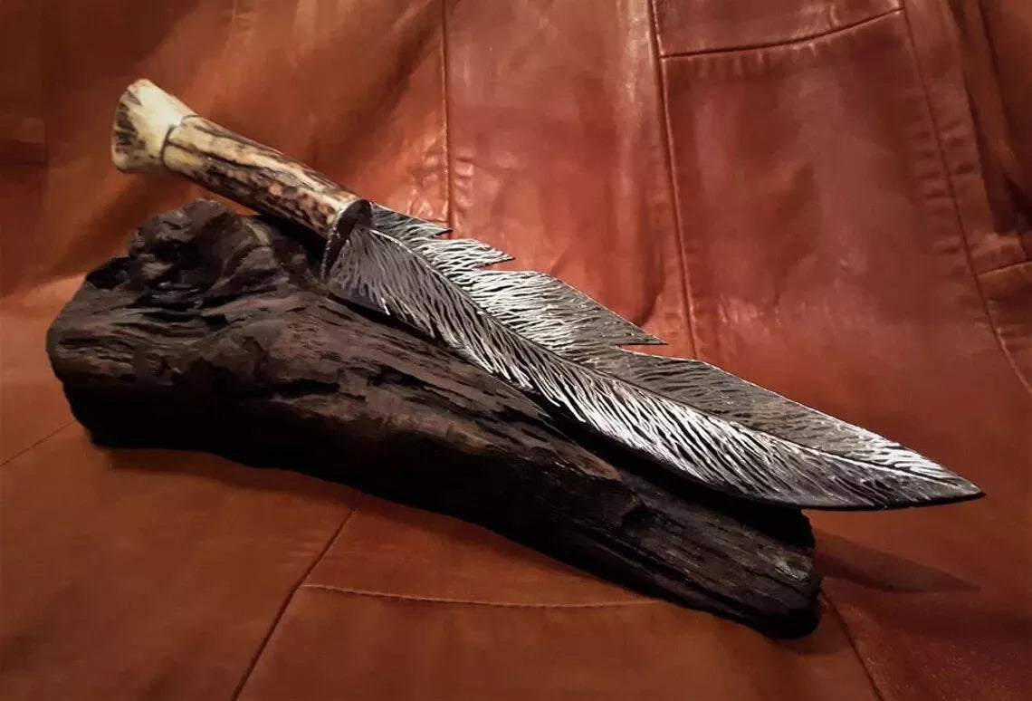 Antlers Feather Boning Knife-Tales of Valhalla