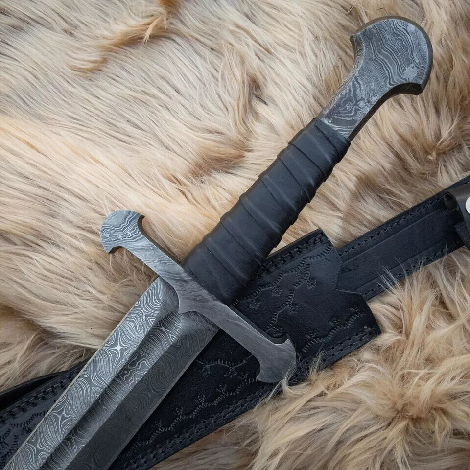 Classic Damascus Sword-Tales of Valhalla