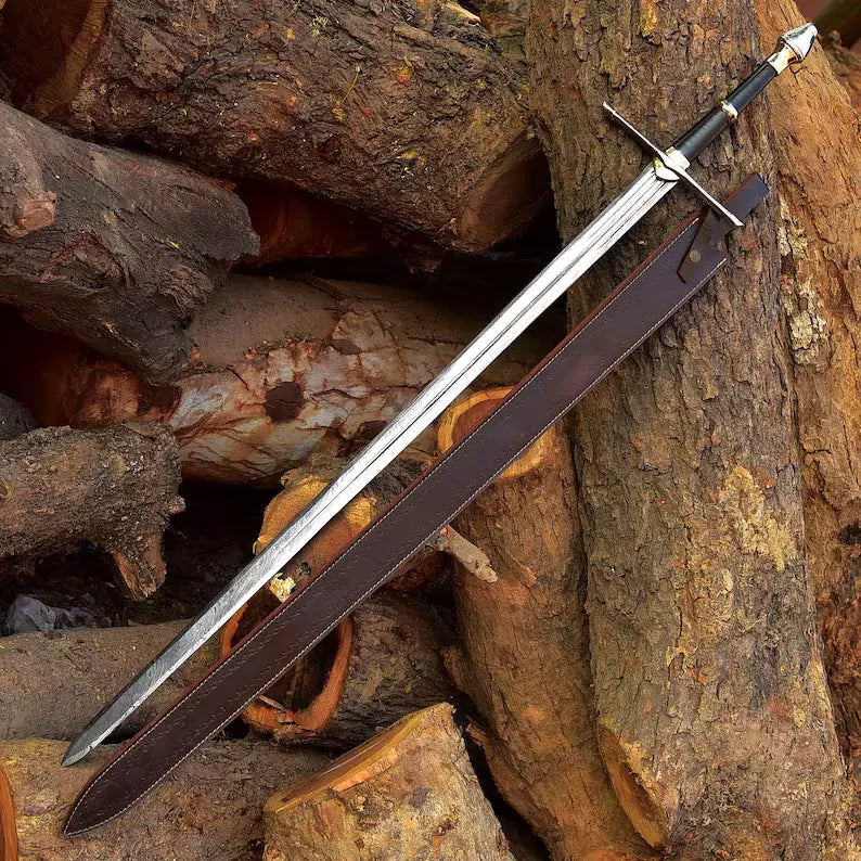 Elite Damascus Steel Long Sword-Tales of Valhalla